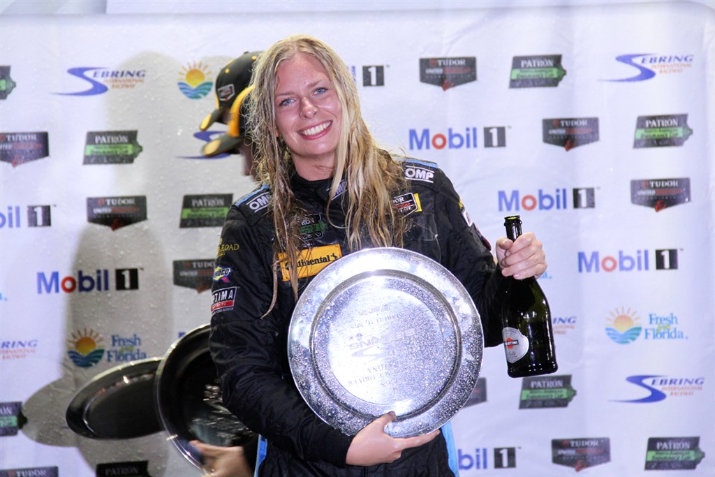 Christina Nielsen håber på at kunne gentage eller forbedre sin flotte andenplads fra Sebring 2015
(Foto: Jan Kaiser)